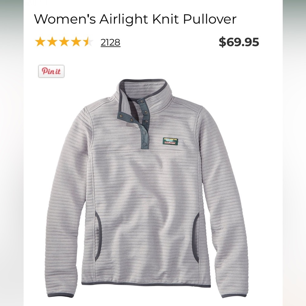 L.L. Bean Women's Airlight Knit Pullover